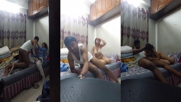 college girl ko apne ghar pe laake choda uske teacher nai