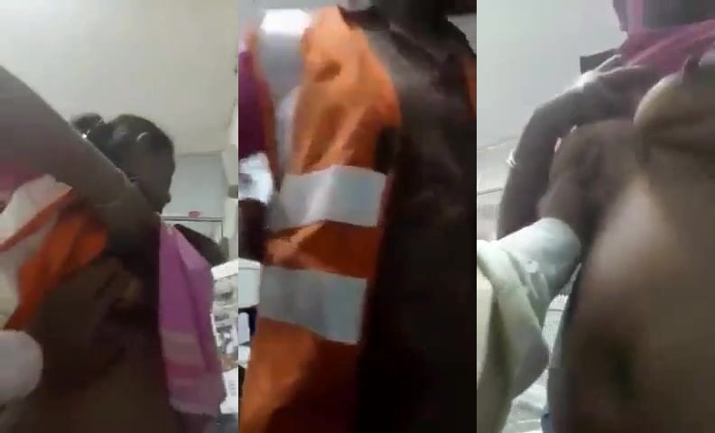 office ke budhe ne chuchiya dabai kamwali ki